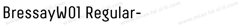 BressayW01 Regular字体转换